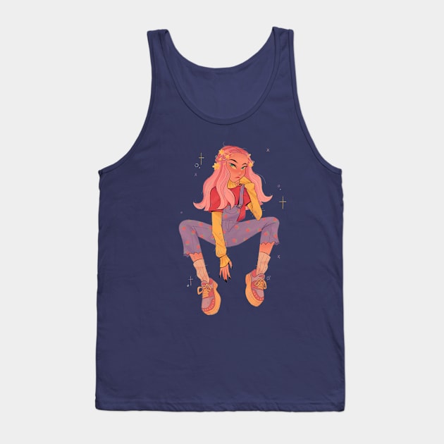 Bubblegum Princess Tank Top by jackiedroujko